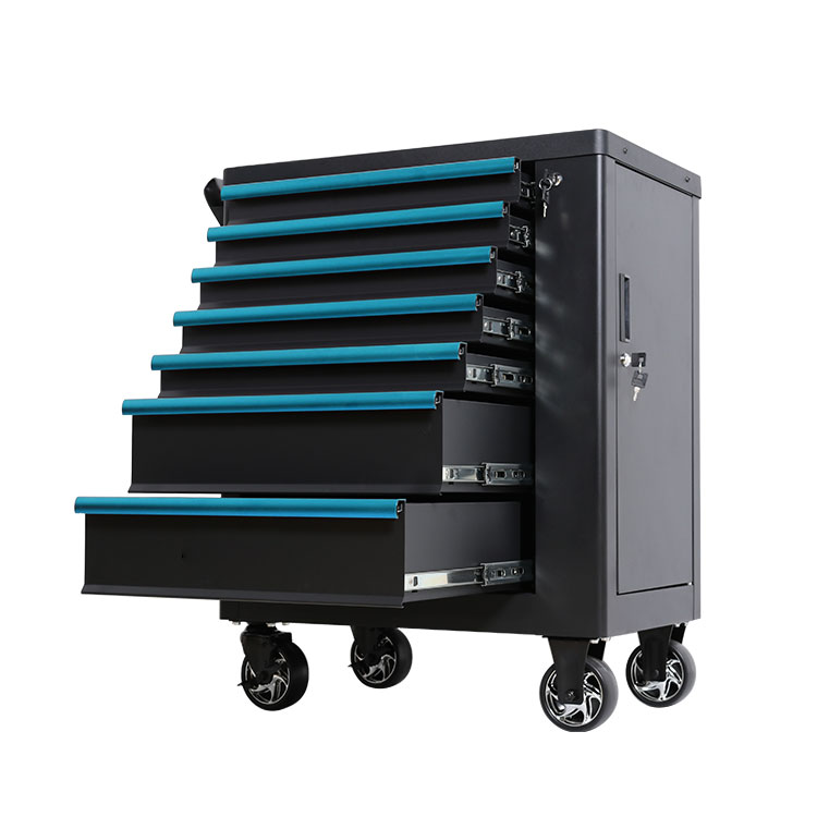 Workshop Tools Trolley - 7-laden afsluitbare gereedschapswagen ISO CE 3