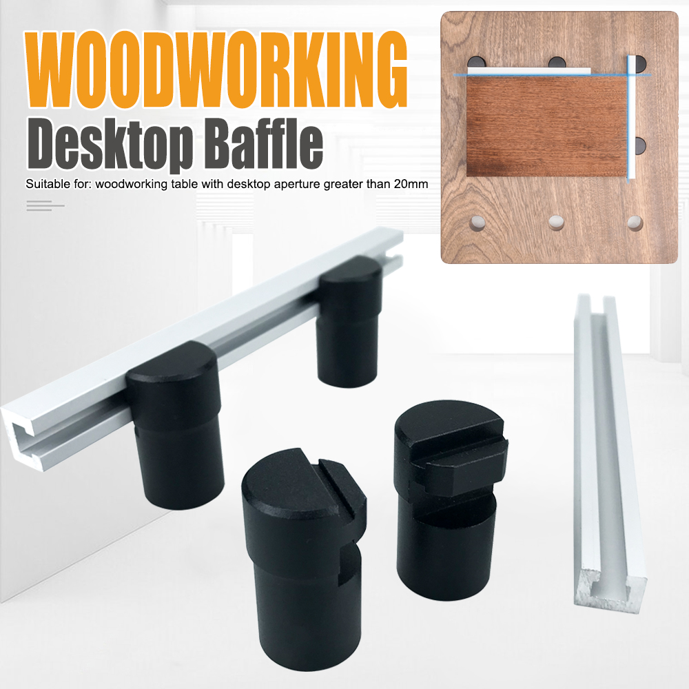 Bench Dog Hole - 2-pack Tafelschaafstopbank Hondenklem voor T-Track Houtbewerking