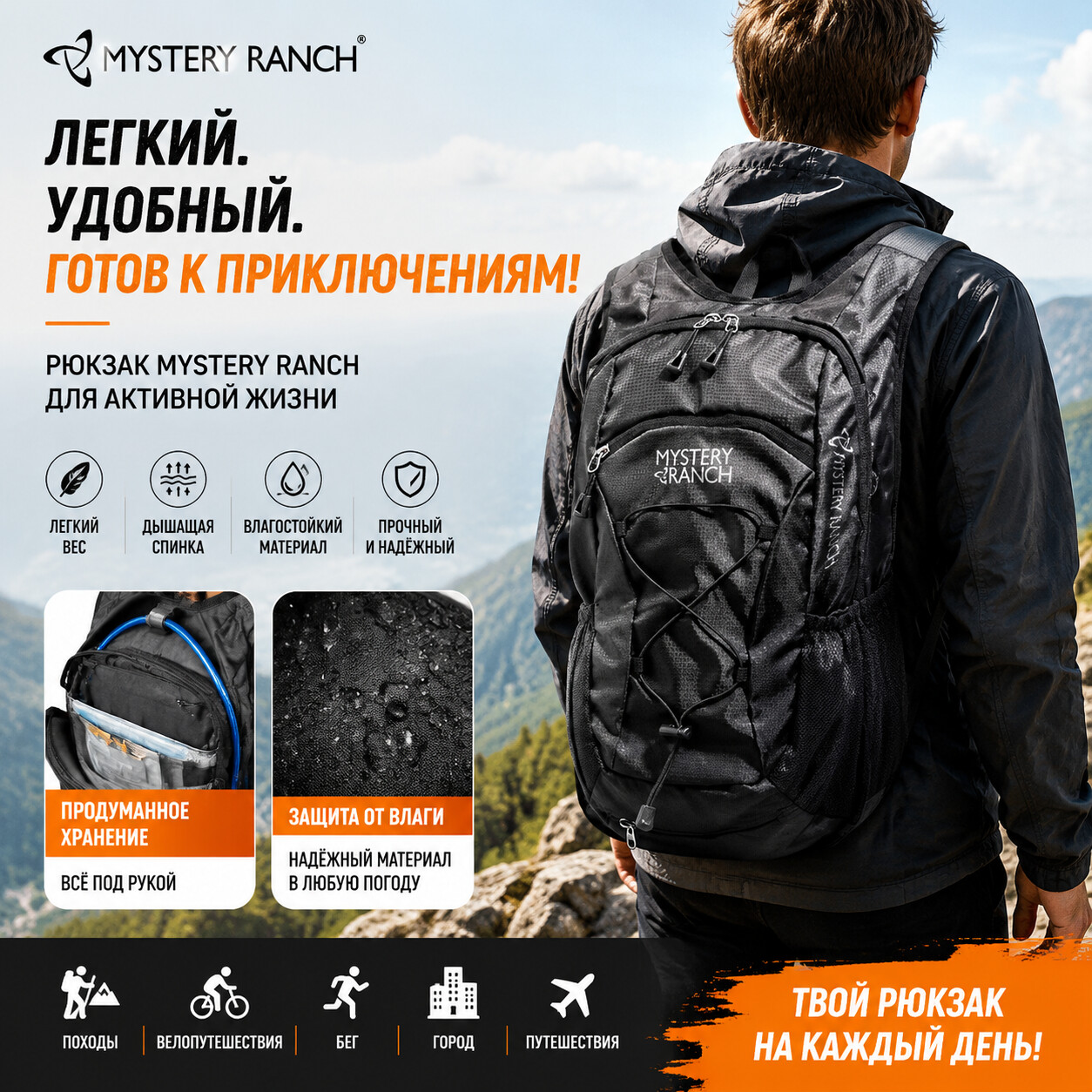 Tools Vn - MYSTERY RANCH tactische outdoor wandelrugzak 18L,