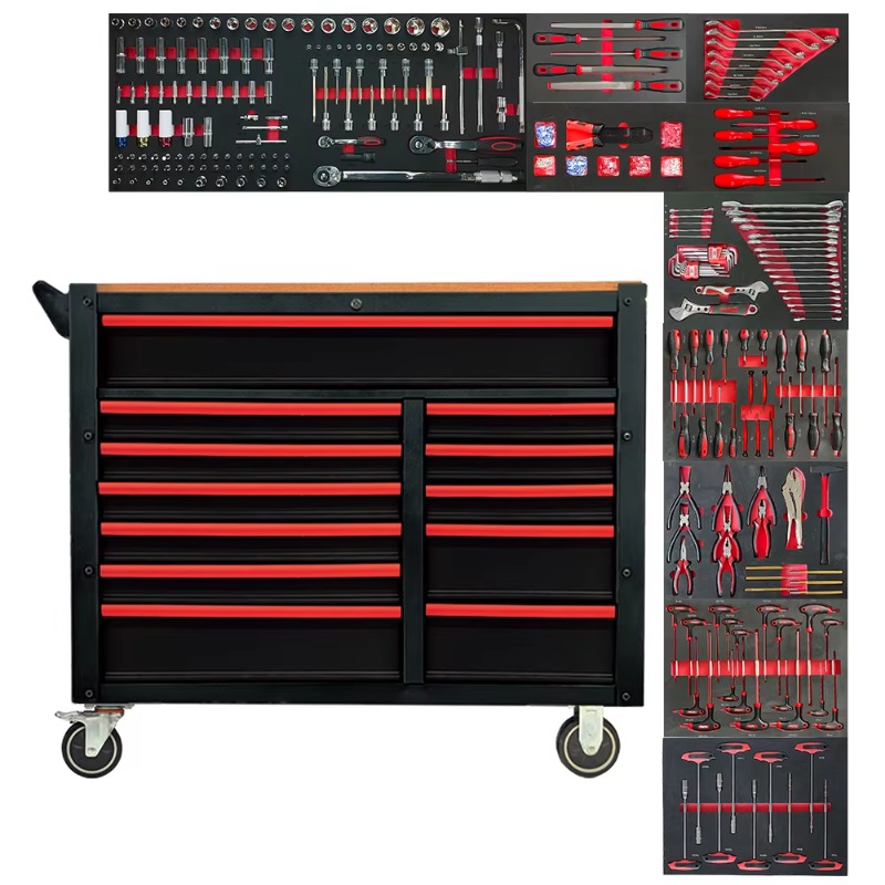 Workshop Tools Trolley - 12-laden 471-delige gereedschapskist automotive werkplaats stalen