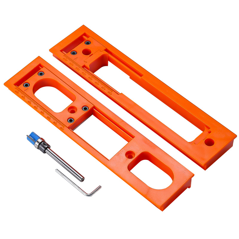 Bench Dog Hole - 1Pc Scharnier Insteekslablon Onzichtbare Scharnier Router