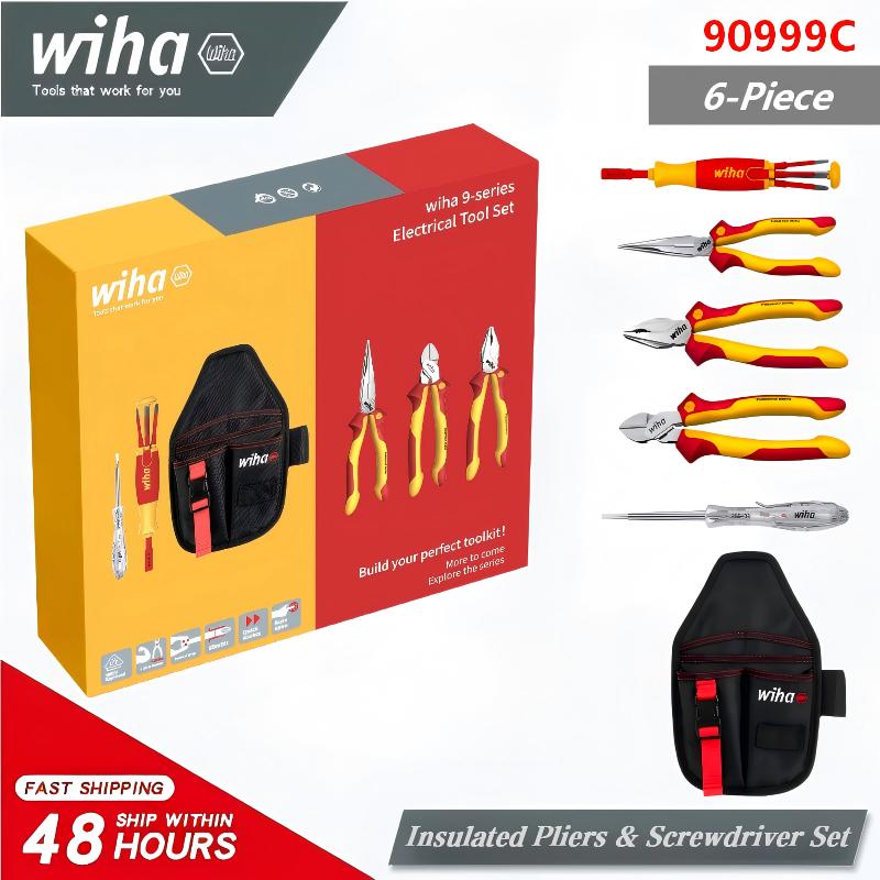 Tools Vn - Wiha 90999C 6-delige 1000V VDE geïsoleerde
