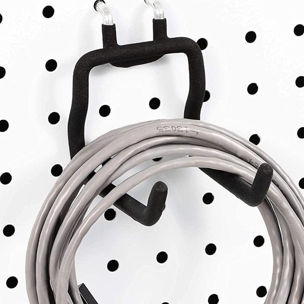 Workshop Tools Hanging - 4-delige heavy-duty stalen rubberen ophanghaakjes set