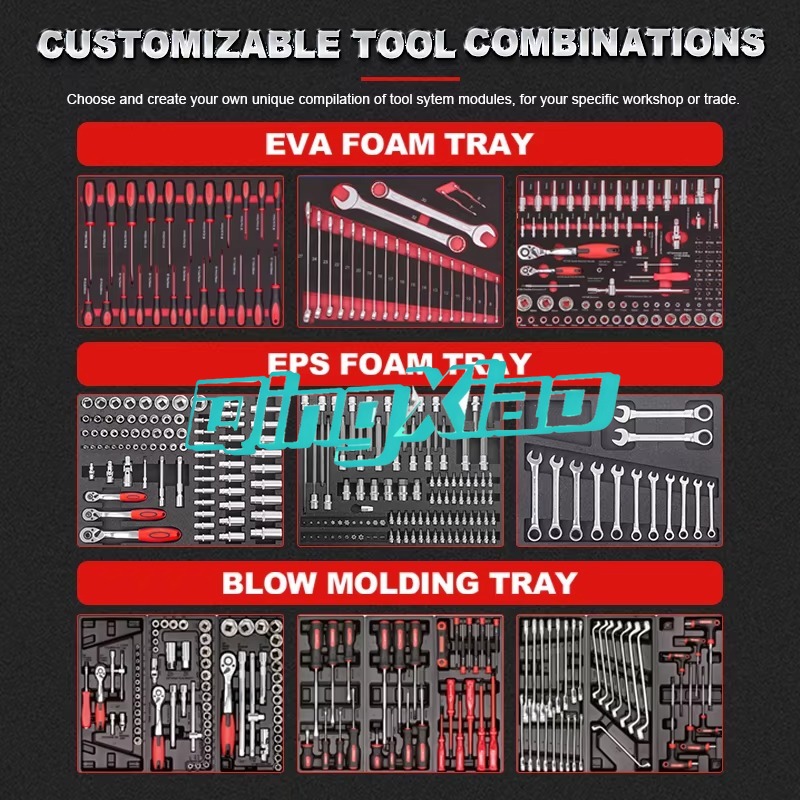7 laden 250-delige complete ge - Workshop Tools Trolley recensie en prijs
