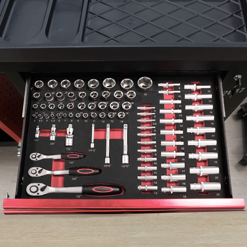 7-laden gereedschapswagen met  - Workshop Tools Trolley recensie en prijs