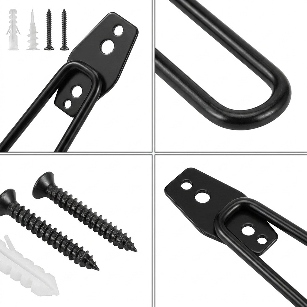 Zwarte 7,7 inch stalen wandhak - Workshop Tools Hanging recensie en prijs