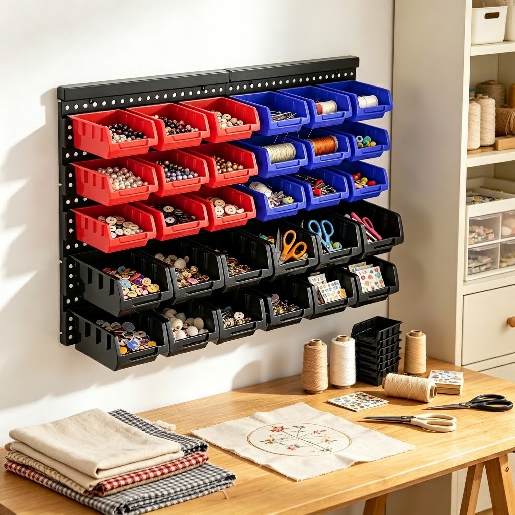 Wandmontage opbergbakken organ - Workshop Tools Hanging recensie en prijs