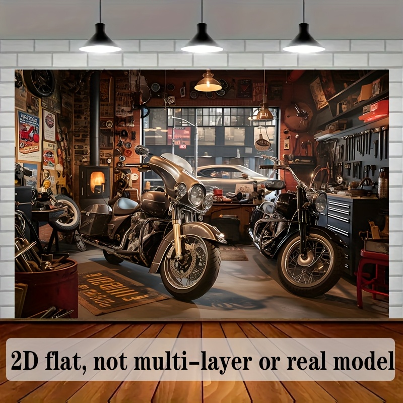 Motorgarage Wandtapijt Klassie - Workshop Tools Hanging recensie en prijs