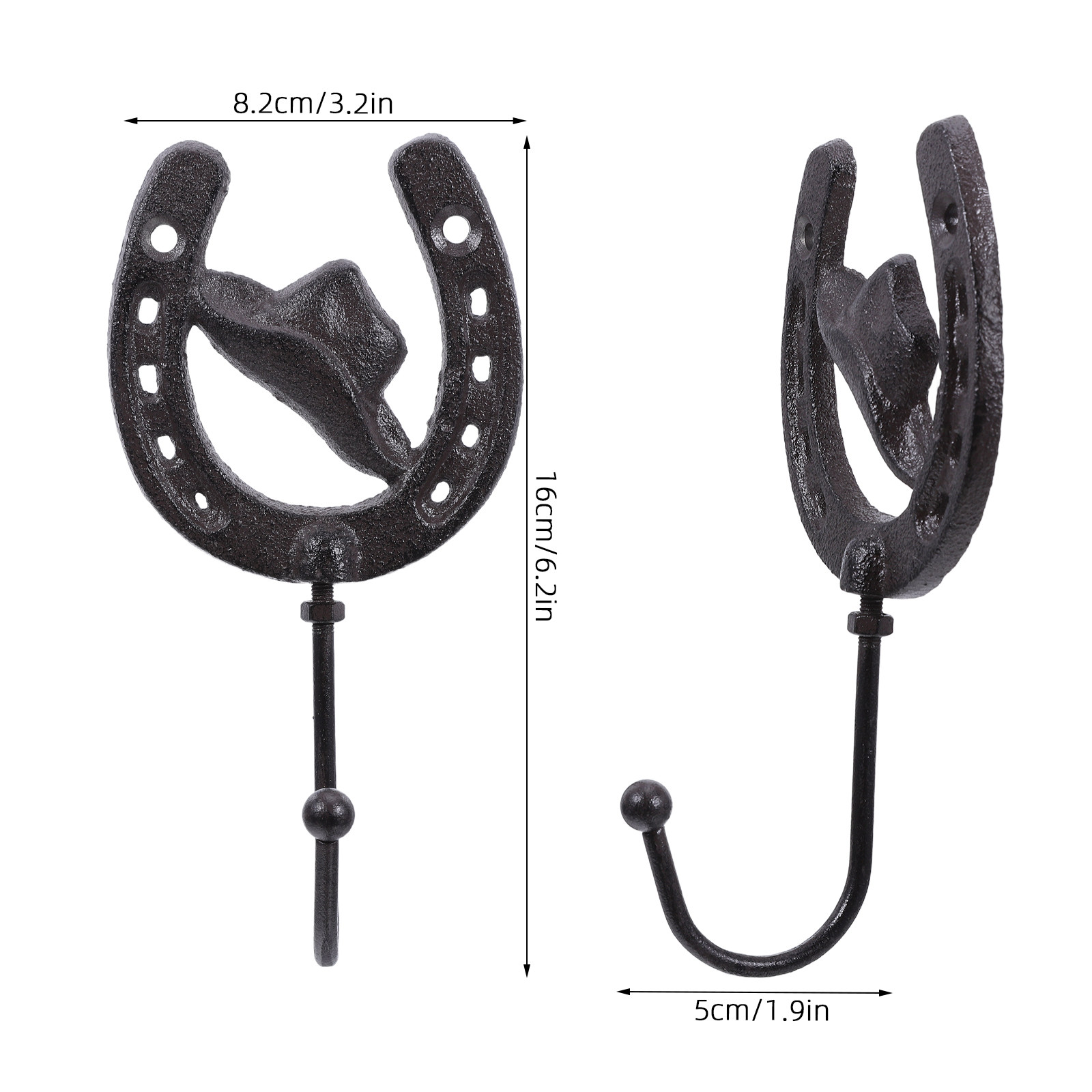 Massieve ijzeren haken met sch - Workshop Tools Hanging recensie en prijs