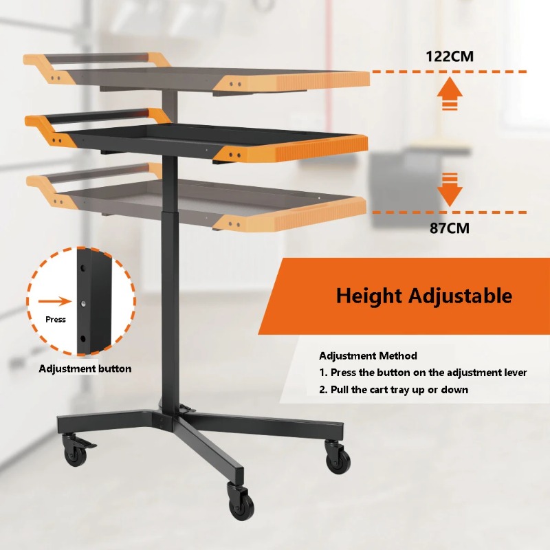 Verstelbare mobiele werktafel  - Workshop Garage Tools Manufacturer recensie en prijs