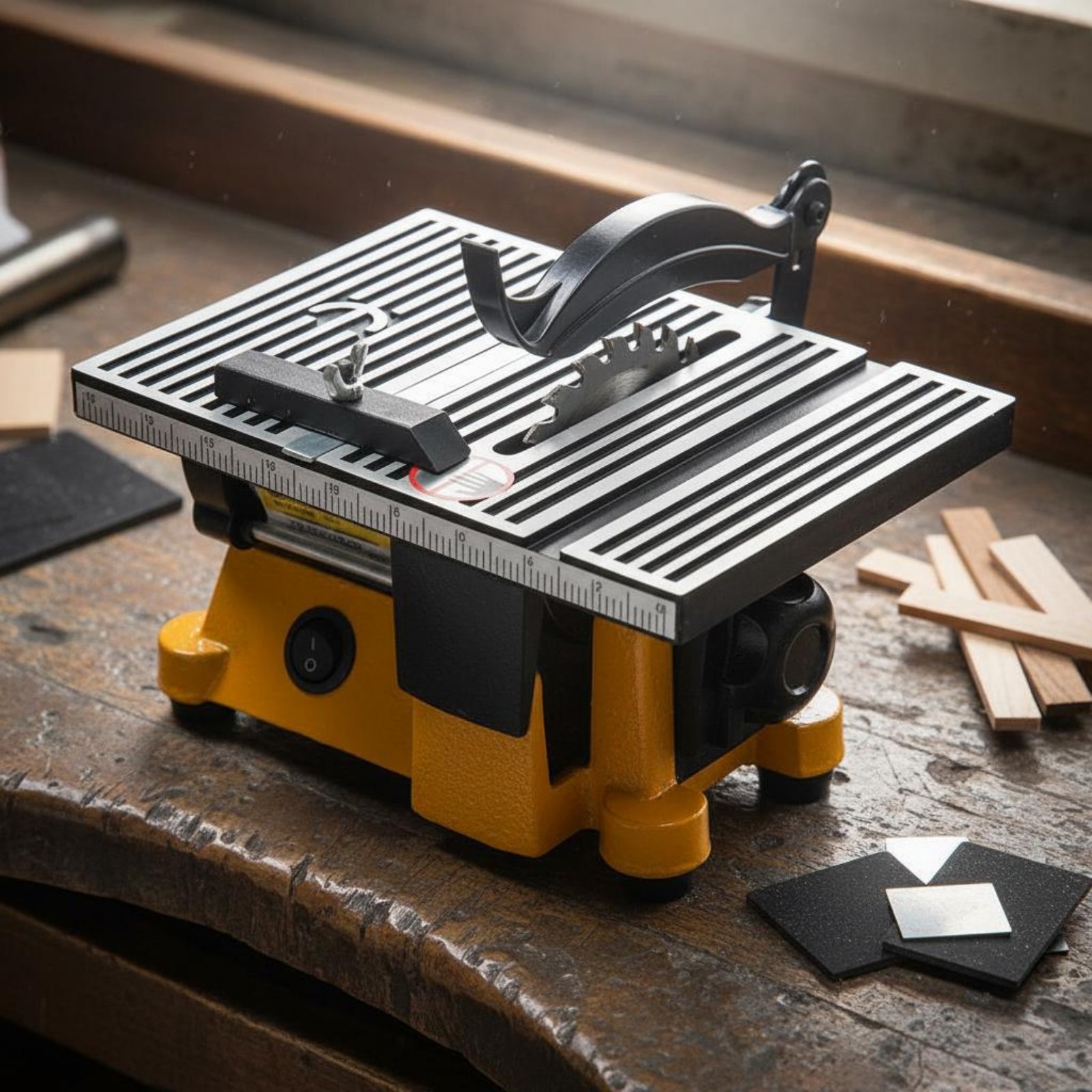 Mini-tafelzaag Draagbare minia - Workshop Tools Machine recensie en prijs