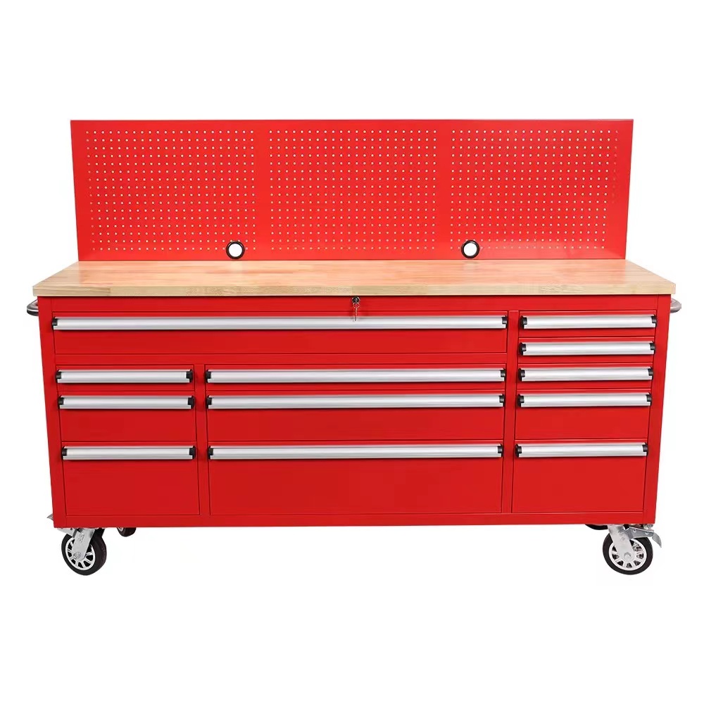 Zware metalen gereedschapskast - Workshop Tools Trolley recensie en prijs