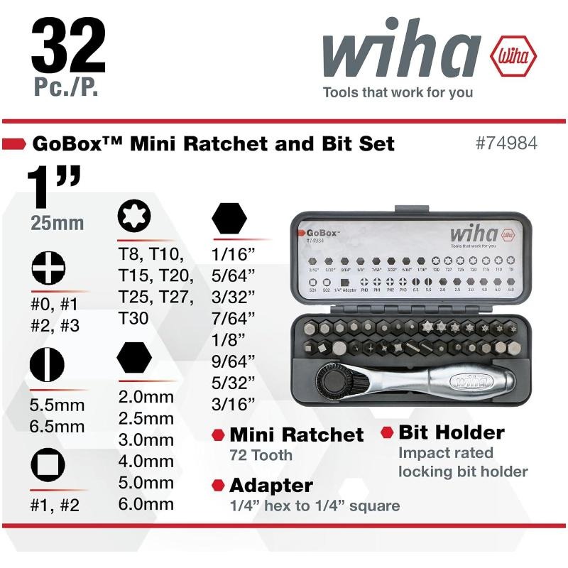 WIHA 74984 GoBox Boorbitsset M - Tools Vn recensie en prijs